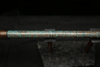 Low C Copper Flute #0126 in Ocean Storm