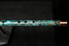 Low C Copper Flute #0128 in Gilded Ocean Storm w/Spiral End-piece