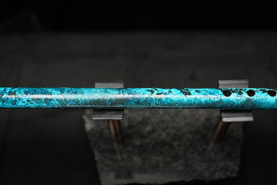 Low C Copper Flute #0129 in Ocean Power