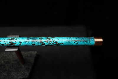 Low C Copper Flute #0129 in Ocean Power