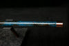 Antarctica Edition |  Low D Copper Flute in Dark Ice Burl #AE05