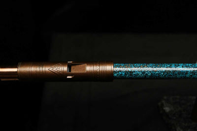 Low C Copper Flute #0140 in Royal Ocean w/Copper Mid-piece