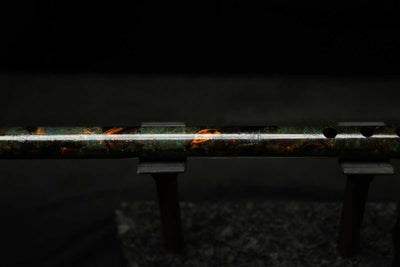 Low C Copper Flute #0138 in Dark Forest Burl