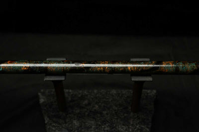 Low C Copper Flute #0138 in Dark Forest Burl