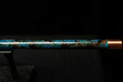 Low C Copper Flute #0136 in Dark Ice Burl