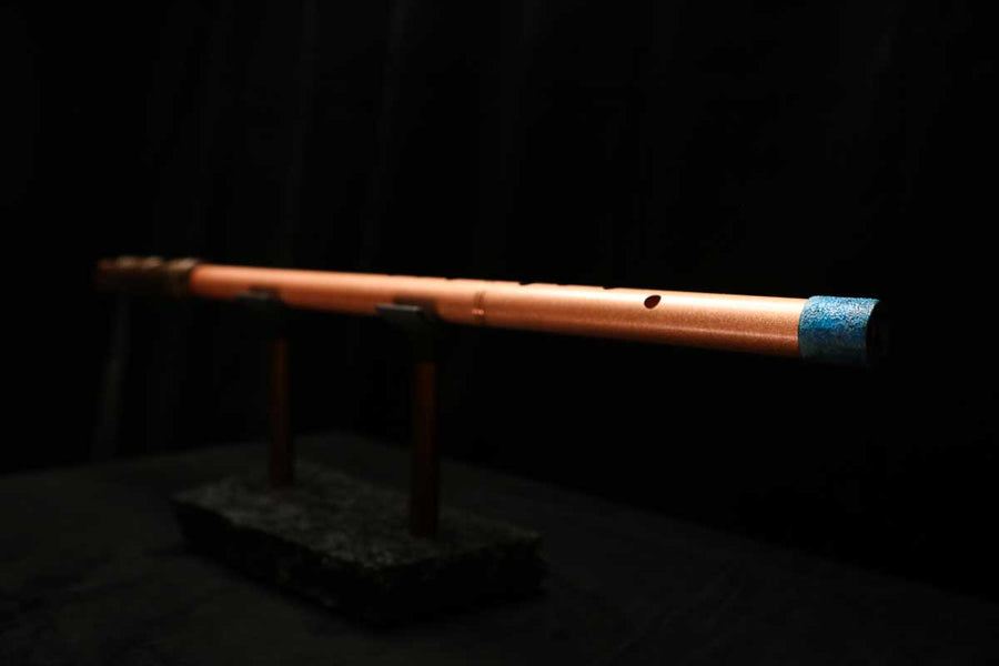 Low D Copper Flute #LDC0054 in Copper Jewel w/very special accents