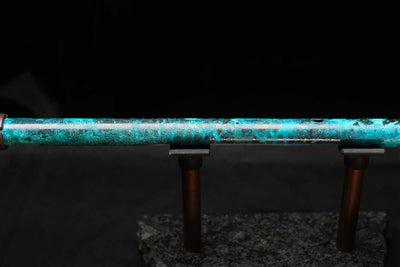 Low C Copper Flute #0141 in Ocean Glow