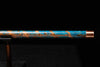 Low C Copper Flute #0145 in Ocean Copper Spiral