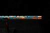 Low D Copper Flute #LDC0061 in Ocean Copper Burl