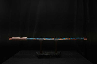 Low C Copper Flute #0153 in Copper Ocean Jade