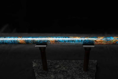 Low C Copper Flute #0153 in Copper Ocean Jade