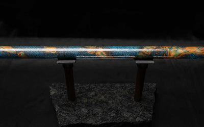 Low C Copper Flute #0153 in Copper Ocean Jade