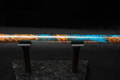 Low C Copper Flute #0155 in Copper Ocean Jade