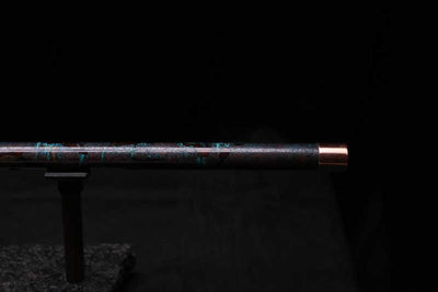 Low D Copper Flute #LDC0087 in Deep Ocean Waters