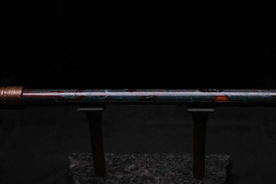 Low D Copper Flute #LDC0087 in Deep Ocean Waters