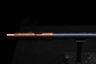 Low D Copper Flute #LDC0086 in Deep Ocean Waters