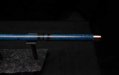 Low D Copper Flute #LDC0080 in Three Path Night