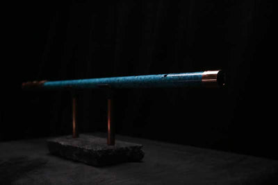 Low C Copper Flute #0162 in Deep Ocean Power