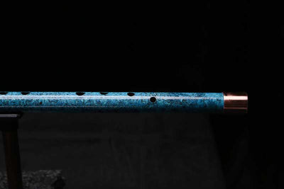 Low C Copper Flute #0162 in Deep Ocean Power