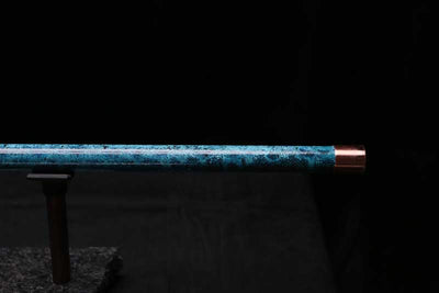 Low C Copper Flute #0162 in Deep Ocean Power