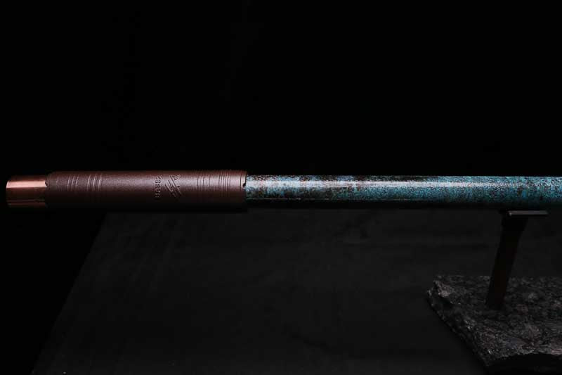 Bass F Copper Flute #BF0065 in Turquoise Storm