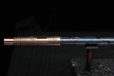 Low D Copper Flute #LDC0069 in Dark Ocean Swirl