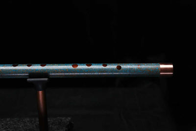 Low D Copper Flute #LDC0068 in Ocean Mist