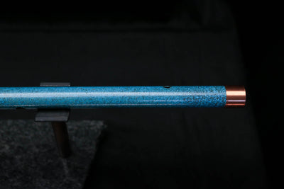 High F (Lullaby) Copper Flute #LE0097 in Deep Ocean Power