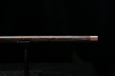 Low D Copper Flute #LDC0097 in Copper Ocean Burl