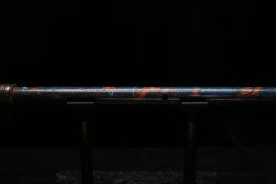 Low D Copper Flute #LDC0100 in Turquoise Burl