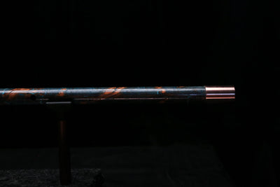 Low D Copper Flute #LDC0100 in Turquoise Burl