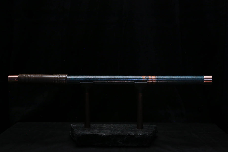 High F (Lullaby) Copper Flute #LE0098 in Three Islands