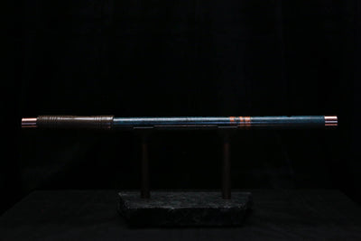 High F (Lullaby) Copper Flute #LE0098 in Three Islands