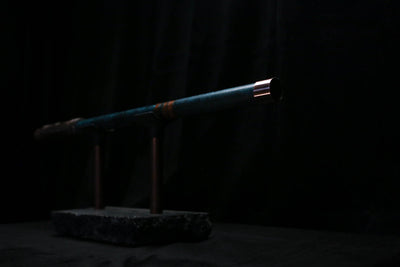 High F (Lullaby) Copper Flute #LE0098 in Three Islands