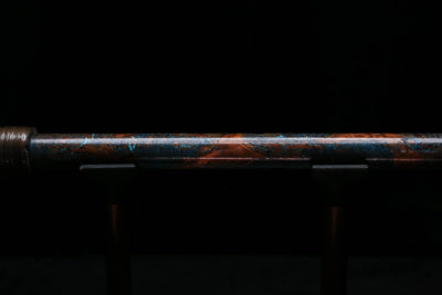 High F (Lullaby) Copper Flute #LE0099 in Turquoise Burl