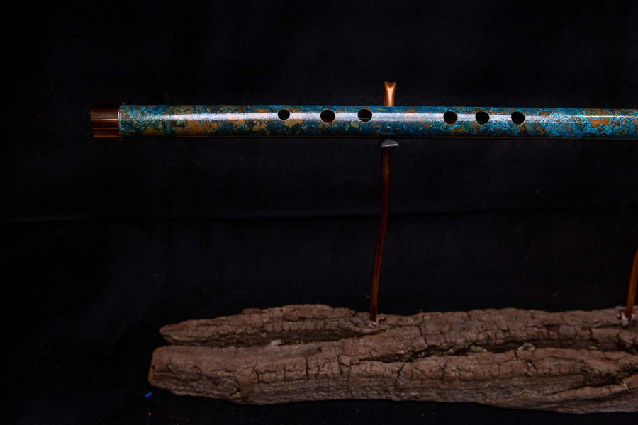 Copper Flute #0018 in Turquoise Ocean