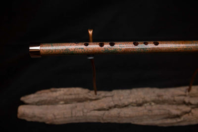 Lullaby Edition Copper Flute #LE0020 in Autumn Patina