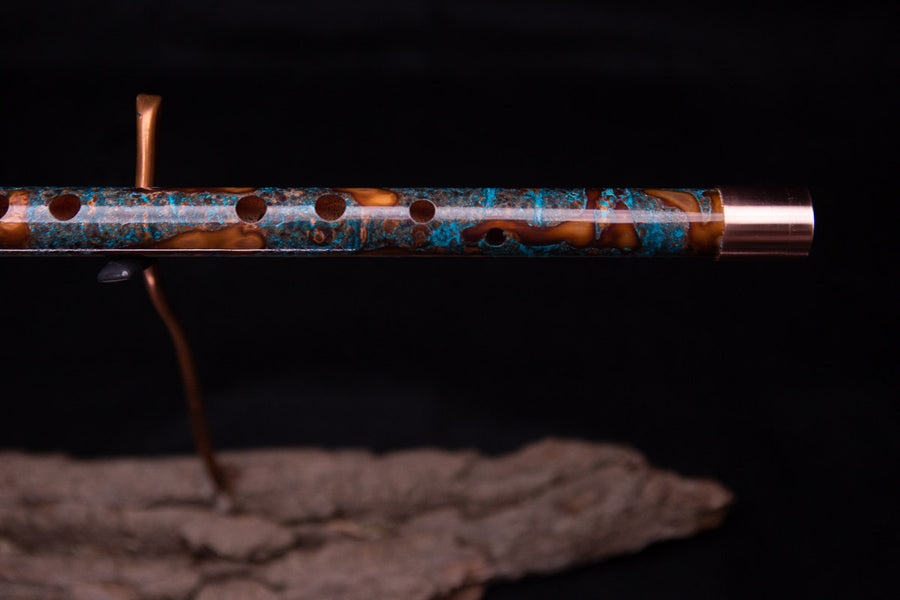 Copper Flute #0056 in Arctic Burl | Low C